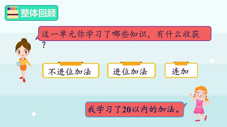 4.6  整理与复习（课件）-2024-2025学年一年级上册数学冀教版（2024）第2页