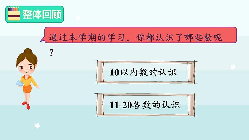 期末复习（1）  回顾整理（课件）-2024-2025学年一年级上册数学冀教版（2024）第2页