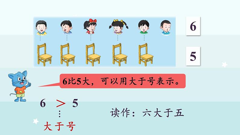 1.1.4  认识＞、＜和＝（课件）-2024-2025学年一年级上册数学冀教版（2024）第6页