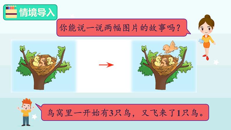 1.2.1  加法与减法的初步认识（课件）-2024-2025学年一年级上册数学冀教版（2024）第2页