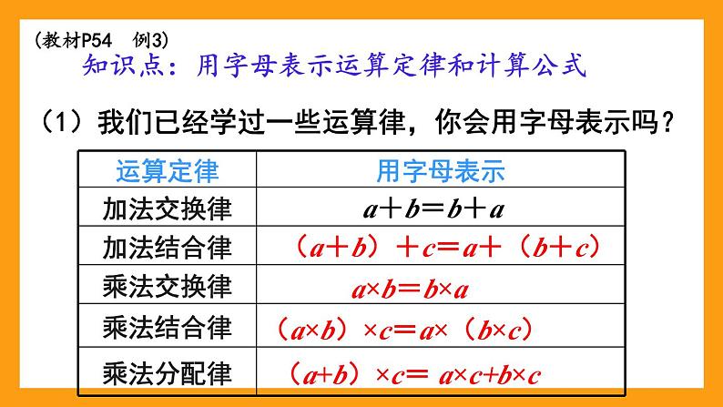 人教版五年级数学上册第五单元《用字母表示数》第2课课件第6页