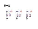 小学数学新西师版一年级上册第五单元20以内的进位加法《整理与复习》教学课件2（2024秋）