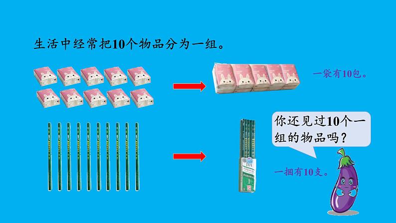 小学数学新苏教版一年级上册第四单元10的认识和加减法第一课时《认识10》教学课件（2024秋）第6页