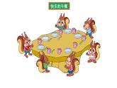 小学数学新北师大版一年级上册第一单元第七课时《快乐的午餐》教学课件3（2024秋）