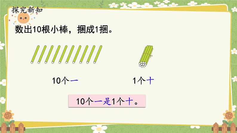 人教版（2024）数学一年级上册 第四单元 11~20的认识-第一课时  10的再认识课件第3页