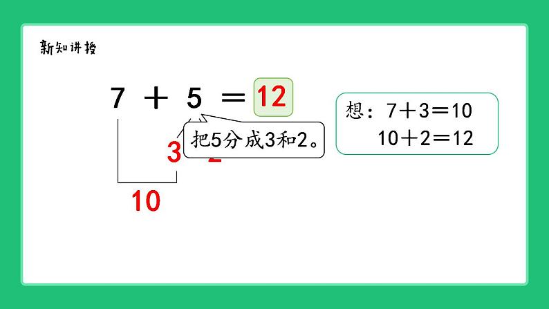 人教版2024一上数学《8、7、6加几》精品课件第6页