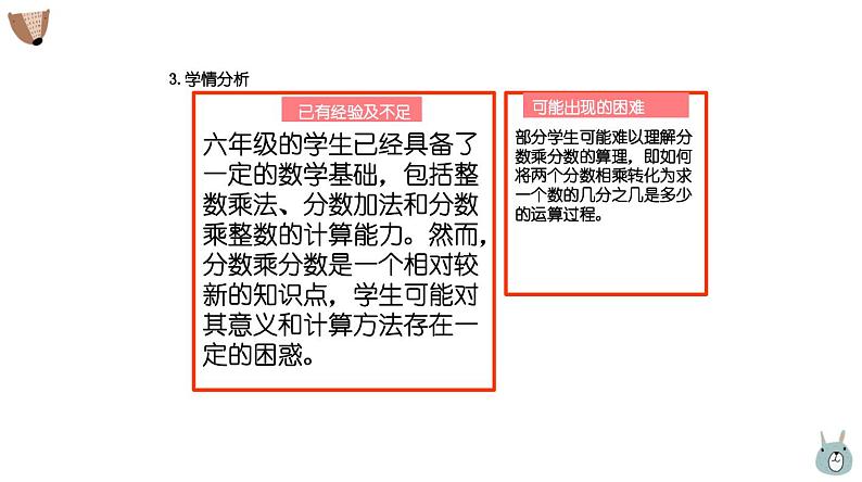 人教版小学数学六年级上册第一单元《分数乘分数（1）》说课课件第6页