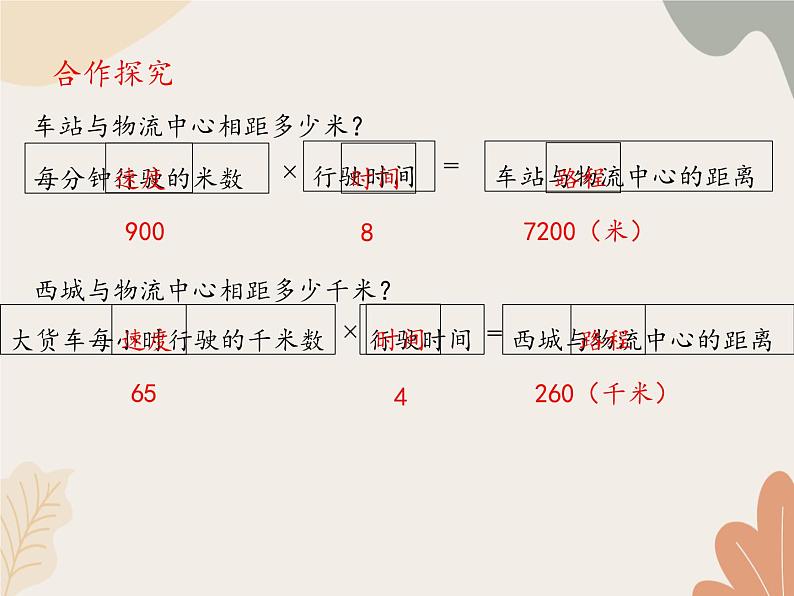 青岛版（六三制）数学四年级上册六 快捷的物流运输——解决问题_课件04