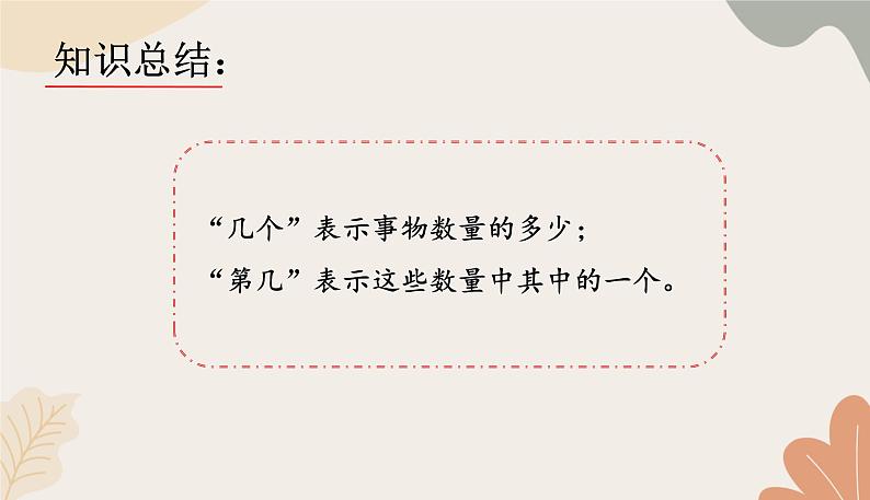 人教版（2024秋）数学一年级上册 第一单元 5以内数的认识和加、减法课时三 第几练习课课件第6页