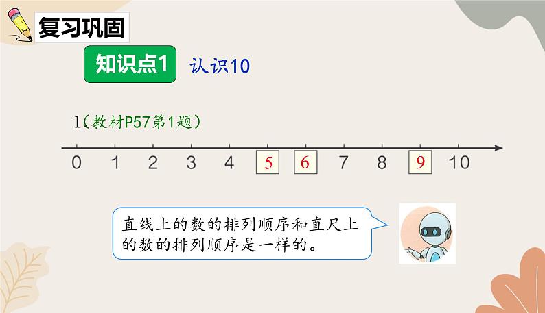 人教版（2024秋）数学一年级上册 第二单元 6~10的认识和加、减法课时一  10的认识练习课课件02