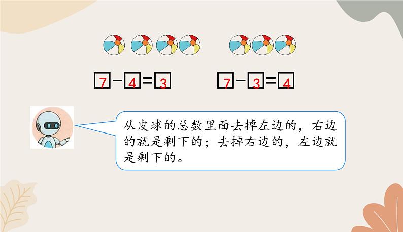 人教版（2024秋）数学一年级上册 第二单元 6~10的认识和加、减法课时一  6和7的加、减法练习课课件第3页