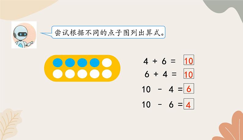 人教版（2024秋）数学一年级上册 第二单元 6~10的认识和加、减法课时二  10的加、减法课件第6页