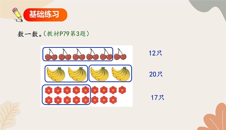 人教版（2024秋）数学一年级上册 第四单元 11~20的认识课时二  11~20的认识习题课课件03