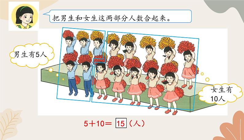 人教版（2024秋）数学一年级上册 第五单元 20以内的进位加法课时四  解决问题（1）课件第4页