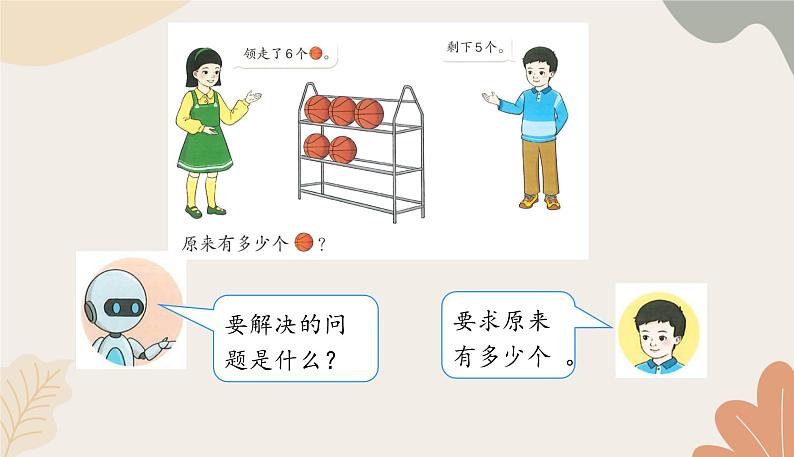 人教版（2024秋）数学一年级上册 第五单元 20以内的进位加法课时五  解决问题（2）课件第4页