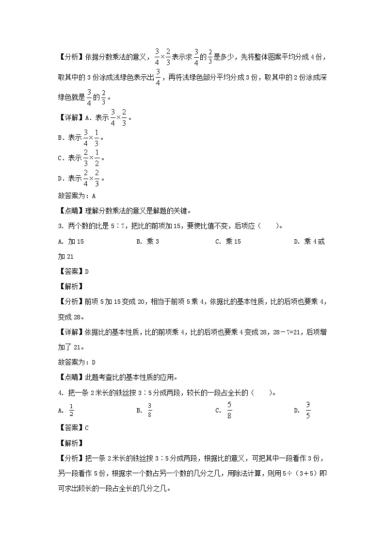 2023-2024学年广东省广州市海珠区六年级上册期中数学试卷及答案(人教版)02