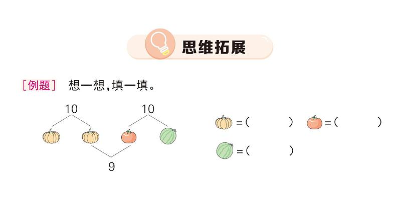 小学数学新人教版一年级上册第二单元第三课《10的认识和加、减法》作业课件（分课时编排）5（2024秋）第6页