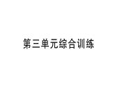 小学数学新北师大版一年级上册第三单元《整理与分类》综合训练课件（2024秋）