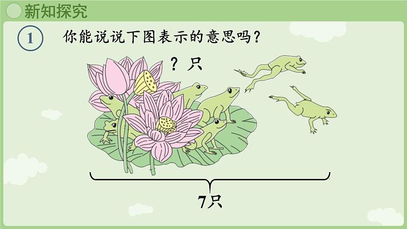 人教版一年级数学上2.2.3 用6和7的加、减法解决问题（二） 课件第6页