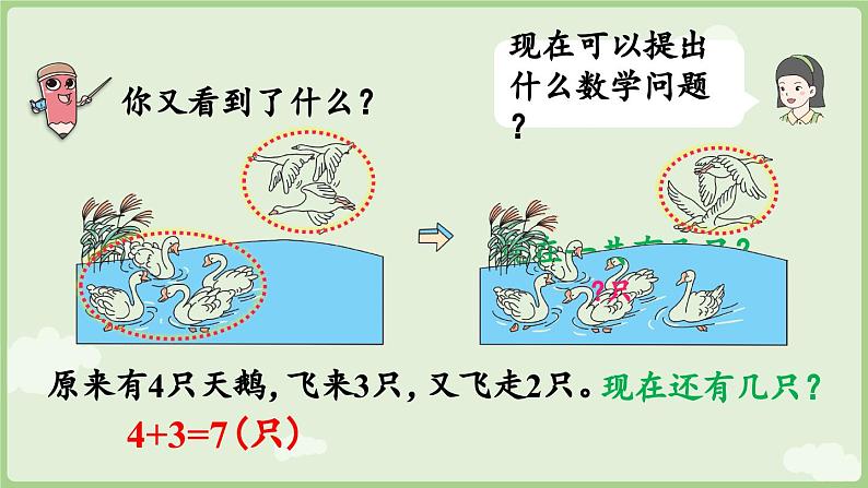 人教版一年级数学上2.3.4 加、减混合 课件第6页