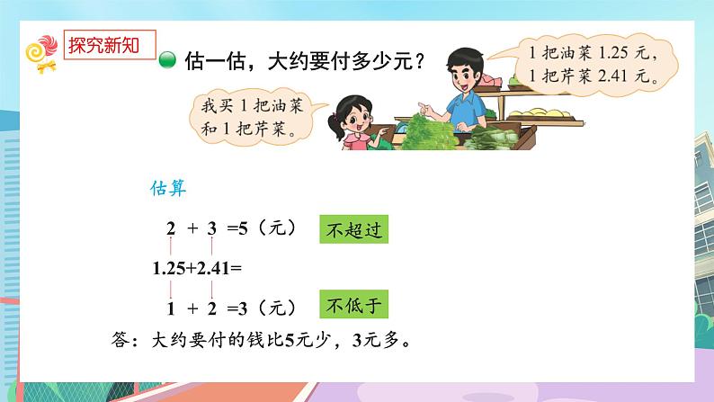 【核心素养】北师大版小学数学四年级下册 第一单元《买菜》课件04