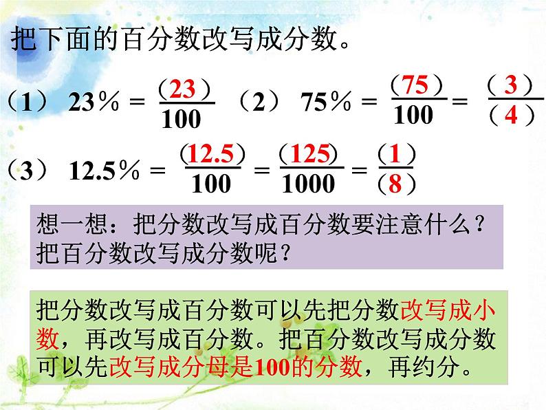 小学数学人教版六年级上册 6《百分数（一）2》课件第2页