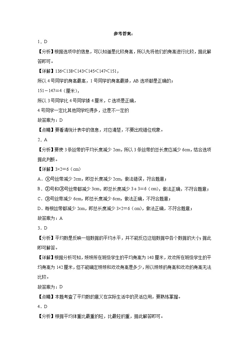 第1～5单元月考培优高频易错押题卷(试题)-2024-2025学年四年级上册数学苏教版解析版第1页