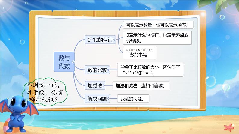 小学数学北师大版（2024）一年级上册 总复习：数与代数 课件第5页