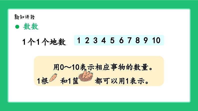 新北师大版小学数学一年级上册第一单元《生活中的数》复习精品课件第5页