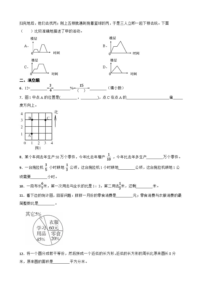 期末素养测评卷（试题）-2024-2025学年六年级上册数学人教版 (03)第2页