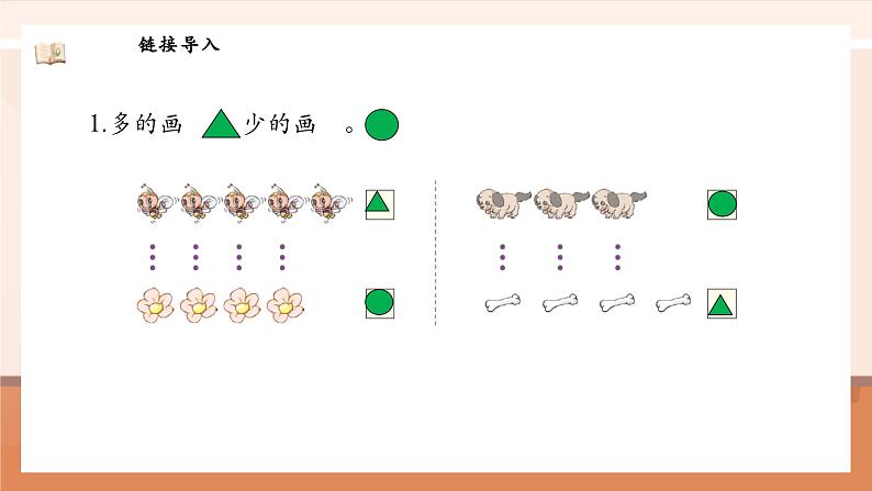 北师大版数学一年级上册-1.8 动物乐园（课件）第5页