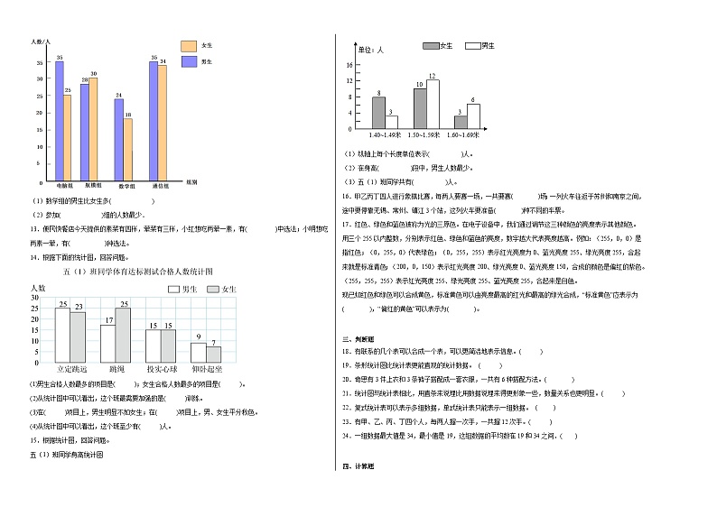 第六至七单元月考检测（试题）-2024-2025学年五年级上册数学苏教版第2页
