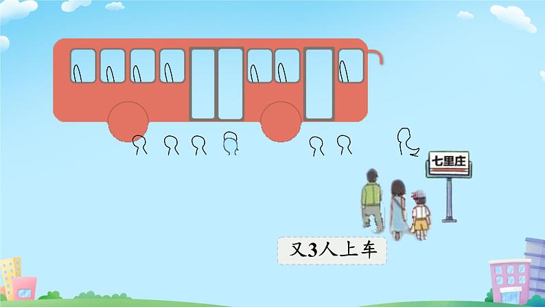 小学数学北师大版（2024）一年级上册 乘车 课件第4页