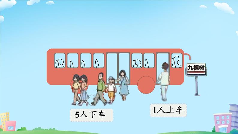 小学数学北师大版（2024）一年级上册 乘车 课件第8页