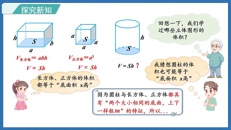 1.5 圆柱的体积（1）(课件)-2024-2025学年六年级下册数学北师大版第4页