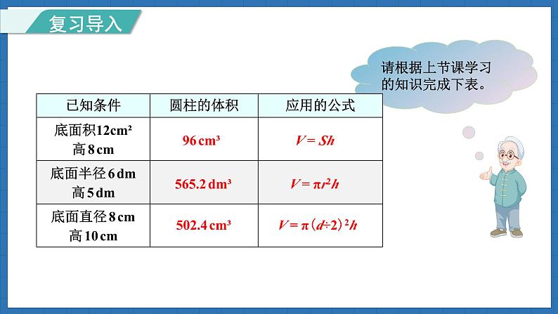 1.6 圆柱的体积（2）(课件)-2024-2025学年六年级下册数学北师大版第2页