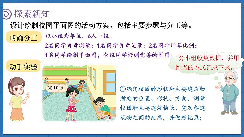 数学好玩 绘制校园平面图(课件)-2024-2025学年六年级下册数学北师大版第8页