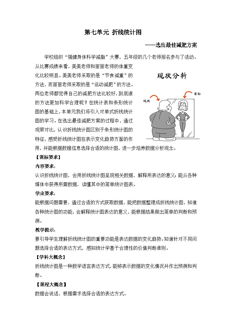 5《折线统计图》（教学设计）-2024-2025学年五年级上册数学青岛版第3页