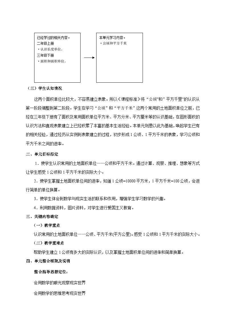 公顷和平方千米单元整体设计第2页