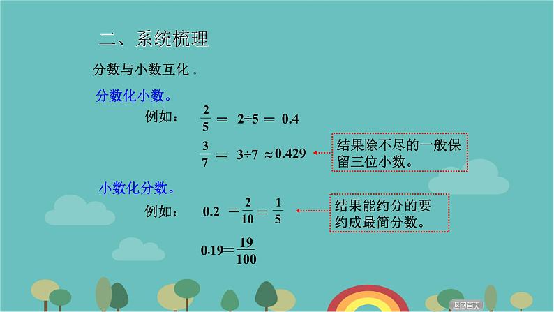 期中复习（课件）五年级下册数学青岛版第7页