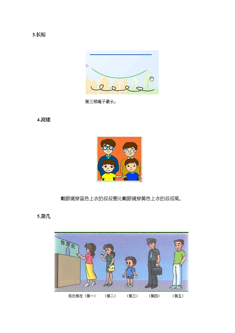 人教小学数学1上 期末复习知识点概括总结（8页）第2页