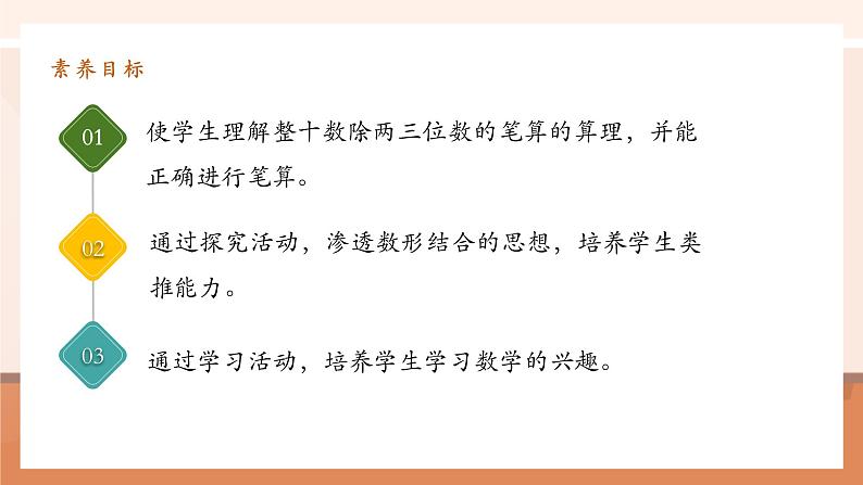 6.2《两三位数除以整十数 》课件第3页