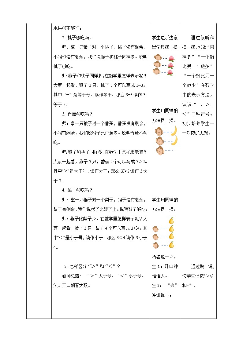 1.1.2 比大小--教学设计第2页