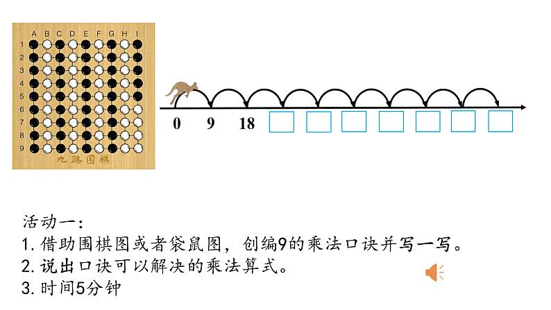 人教版数学二年级上册9的乘法口诀  课件第7页