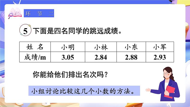 【大单元】人教版数学四下4.4《小数的大小比较》课件第3页