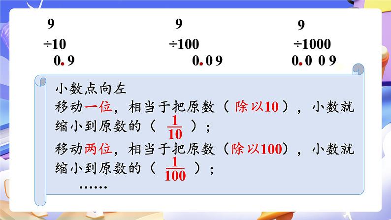 【大单元】人教版数学四下4.5《小数点移动引起小数大小的变化（1）》课件第7页