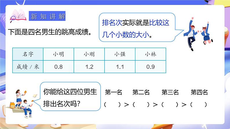 人教版数学三下7.2《比较小数的大小》课件第7页