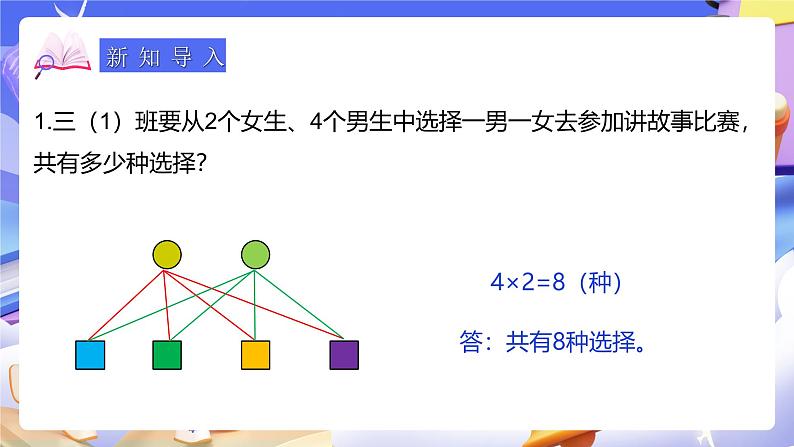 人教版数学三下8.3《搭配（3）》课件第4页