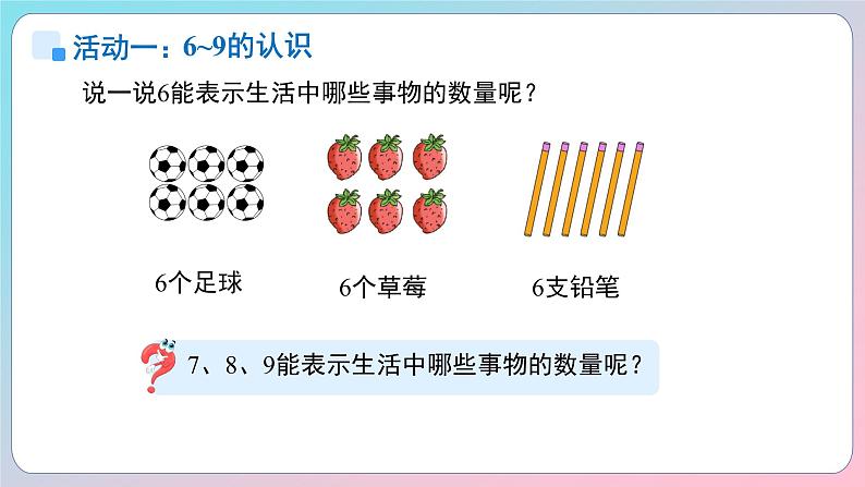 小学数学苏教版一年级上册第二单元《6~9的认识和加减法》单元复习课件第6页