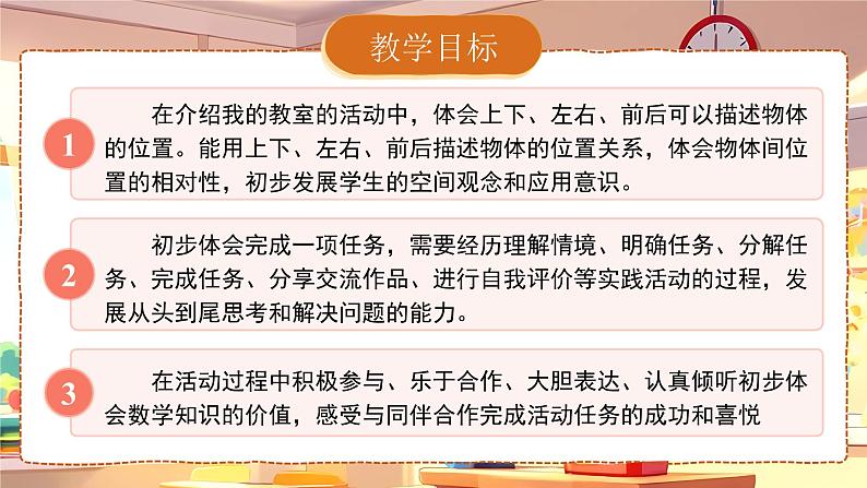 小学数学苏教版一年级上册《生活中的位置——介绍我的教室》课件第2页